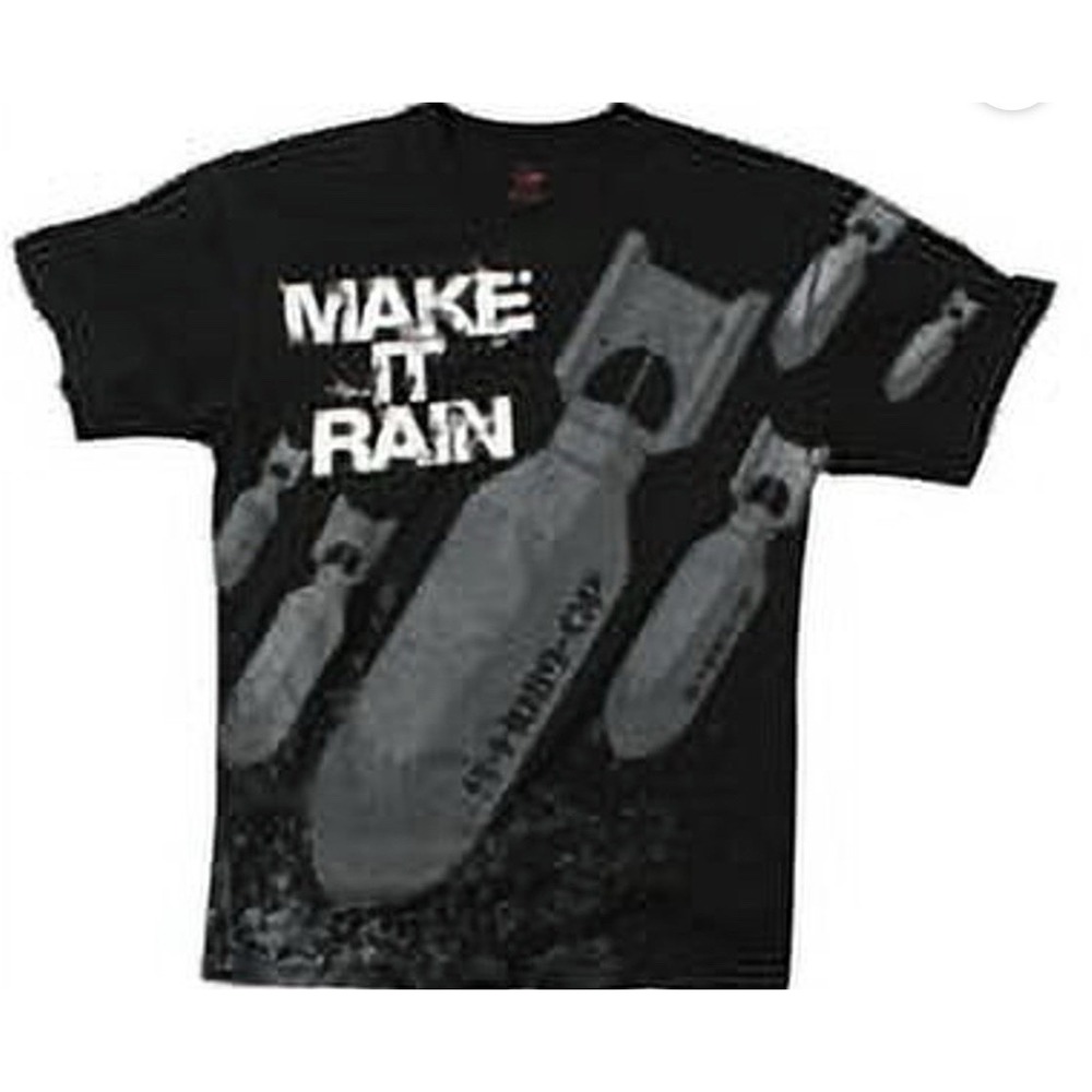 Rothco MAKE IT‎ RAIN T-Shirt Men XL Black Graphic Tee. LARGE